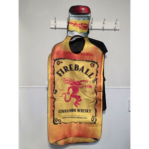 Adult Rasta Imposta Fireball Bottle Halloween Costume Gold Red